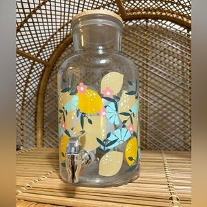 Large Glass Beverage Dispenser